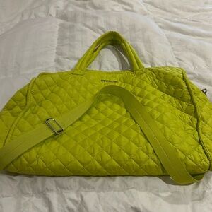 MZ Wallace lime green large boxy tote in excellent condition. Used once